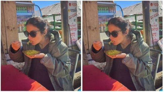 When in the mountains, do like Rasika Dugal(Instagram/@rasikadugal) When in the mountains, do like Rasika Dugal(Instagram/@rasikadugal)