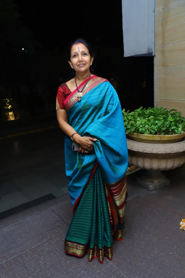 Kaushalya Reddy, the curator of the event and art director of Natya Tarangini. Kaushalya Reddy, the curator of the event and art director of Natya Tarangini.