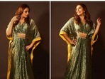 Kaftans were originated in Irag but is now worn by many West and Southwest Asian ethnic groups and has made it into several big fashion shows. Huma Qureshi, who keeps treating her fans with gorgeous pictures of herself in stylish outfits, took to her Instagram handle to share a few stills of herself in metallic green and yellow Kaftan.(Instagram/@iamhumaq)