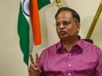Satyendar Jain said that DJB will use the latest technology like cutter machines pre-cast structures and HDPE (High-density polyethylene) pipelines to complete the project relatively faster. (HT Archive) Satyendar Jain said that DJB will use the latest technology like cutter machines pre-cast structures and HDPE (High-density polyethylene) pipelines to complete the project relatively faster. (HT Archive)