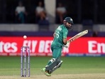Pakistan's Mohammad Rizwan plays a shot during the 2nd semi-final of ICC Men's T20 World Cup match between Australia and Pakistan, at Dubai International Cricket Stadium in Dubai on Thursday(ANI) Pakistan's Mohammad Rizwan plays a shot during the 2nd semi-final of ICC Men's T20 World Cup match between Australia and Pakistan, at Dubai International Cricket Stadium in Dubai on Thursday(ANI)