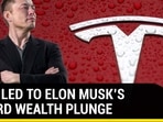 What led to Elon Musk's record wealth plunge