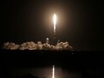 A SpaceX Falcon 9 rocket, with the Crew Dragon capsule, is launched carrying three NASA and one ESA astronauts on a mission to the International Space Station at the Kennedy Space Center in Cape Canaveral, Florida, US.&nbsp;