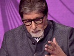 Amitabh Bachchan struggling to speak a Hindi word. Amitabh Bachchan struggling to speak a Hindi word.