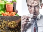 Adding high-fibre food, healthy fats, lemon water, vegetable juice and some herbs and spices can help regulate your appetite in case you are not able to control those hunger pangs. Here are tips by nutritionist Anupama Menon that you must follow.(Pixabay) Adding high-fibre food, healthy fats, lemon water, vegetable juice and some herbs and spices can help regulate your appetite in case you are not able to control those hunger pangs. Here are tips by nutritionist Anupama Menon that you must follow.(Pixabay)