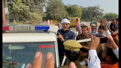 Rakesh Pratap Singh was detained with some of his supporters for a few hours as a preventive measure to ensure law and order situation, said ASP (Amethi). (Sourced) Rakesh Pratap Singh was detained with some of his supporters for a few hours as a preventive measure to ensure law and order situation, said ASP (Amethi). (Sourced)