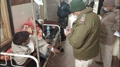 Earlier on October 29, six people had died while some others were in serious condition after consuming suspected spurious liquor at Rupauli village under Saraiya police station in Bihar. (PTI PHOTO.) Earlier on October 29, six people had died while some others were in serious condition after consuming suspected spurious liquor at Rupauli village under Saraiya police station in Bihar. (PTI PHOTO.)