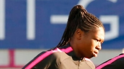 PSG's Aminata Diallo (AP/File ) PSG's Aminata Diallo (AP/File )