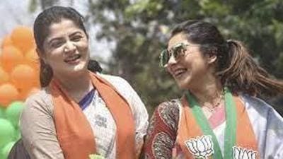 Popular Bengali actor Shrabanti Chatterjee announced on Twitter on Thursday that she was quitting the BJP. She had joined the party seven months earlier in the run-up to the Bengal assembly polls. (HT FILE PHOTO.) Popular Bengali actor Shrabanti Chatterjee announced on Twitter on Thursday that she was quitting the BJP. She had joined the party seven months earlier in the run-up to the Bengal assembly polls. (HT FILE PHOTO.)
