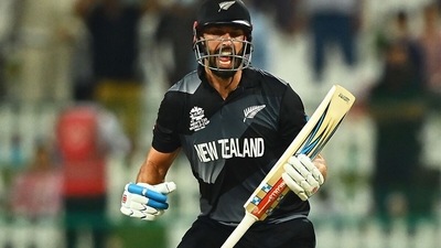 Daryl Mitchell played a knock for the ages. (Getty) Daryl Mitchell played a knock for the ages. (Getty)