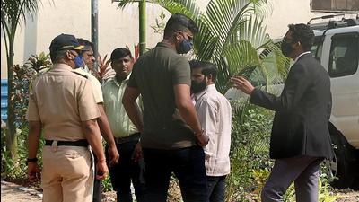 Prabhakar Sail is a a key witness in the cruise ship drug raid case. He is being questioned by the NCB. (HT PHOTO)