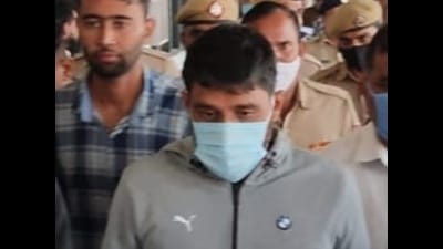 Dreaded gangster and purported associate of Lawrence Bishnoi gang, Sandeep alias Kala Jatheri. (HT Photo)