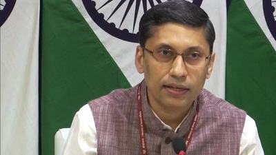 Spokesperson for the ministry of external affairs Arindam Bagchi. (ANI) Spokesperson for the ministry of external affairs Arindam Bagchi. (ANI)