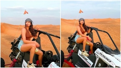 Janhvi Kapoor and Khushi Kapoor recently took off for their vacation in Dubai with their friend Orhan Awatramani. The trio is having a lot of fun, from chilling in the city to going for a safari in the desert. On Wednesday, Janhvi shared a photo dump from her Dubai travel diaries and we are smitten. (Instagram/@janhvikapoor) Janhvi Kapoor and Khushi Kapoor recently took off for their vacation in Dubai with their friend Orhan Awatramani. The trio is having a lot of fun, from chilling in the city to going for a safari in the desert. On Wednesday, Janhvi shared a photo dump from her Dubai travel diaries and we are smitten. (Instagram/@janhvikapoor)