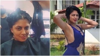 Kavita Kaushik shared pictures of her new look. Kavita Kaushik shared pictures of her new look.