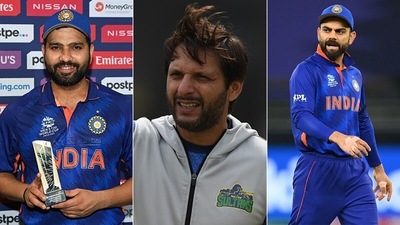 Shahid Afridi has expressed his thoughts on Rohit Sharma and Virat Kohli. &nbsp; (Getty Images)