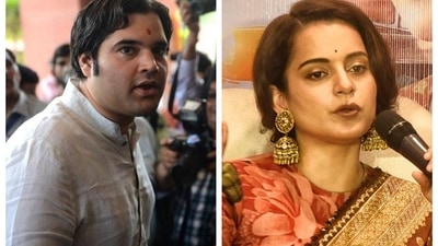 Varun Gandhi shared the viral video of Kangana Ranaut and exclaimed at her ideas.&nbsp;