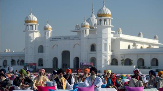 The pilgrims are scheduled to visit Gurdwara Darbar Sahib, Gurdwara Panja Sahib, Gurdwara Dera Sahib, Gurdwara Nankana Sahib, Gurdwara Kartarpur Sahib and Gurdwara Sachha Sauda. (AFP)