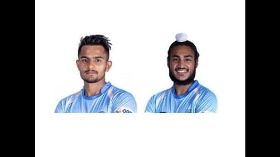 Sanjay Kumar and Maninder Singh of the Chandigarh Hockey Academy are in the Indian team for the FIH men’s junior World Cup starting in Bhubaneswar from November 24. Maninder will be one of the forwards of the Indian team. (HT Photo) Sanjay Kumar and Maninder Singh of the Chandigarh Hockey Academy are in the Indian team for the FIH men’s junior World Cup starting in Bhubaneswar from November 24. Maninder will be one of the forwards of the Indian team. (HT Photo)