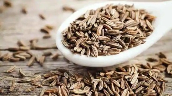Cumin or Jeera water: Despite being a low-calorie drink, it makes you feel full for longer and suppresses hunger pangs. "To make this healthy drink, soak one teaspoon of cumin seeds overnight, boil them in the morning until the quantity is reduced to half, to get the maximum benefits," says the nutritionist.(Pinterest)