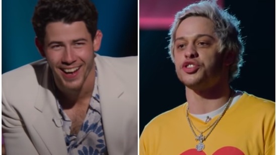 Pete Davidson poked fun at Nick Jonas’ acting career in the teaser of Jonas Brothers Family Roast.