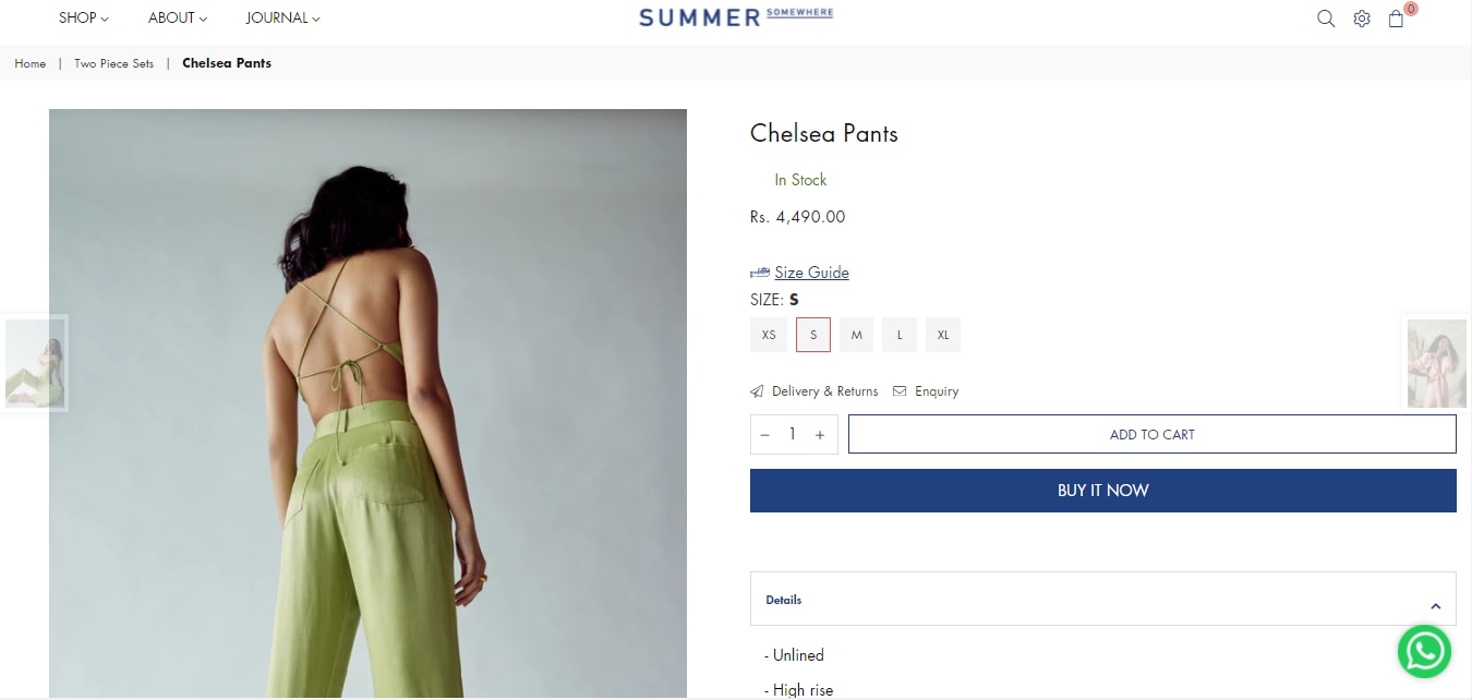 Manushi Chhillar's satin pants from Summer Somewhere(summersomewhereshop.com)