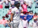 India's Hanuma Vihari walks from the field after he was run out for four runs during play on day three of the third cricket test between India and Australia at the Sydney Cricket Ground, Sydney, Australia, Saturday, Jan. 9, 2021.&nbsp;