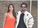 Mumbai streets were star-studded on Friday as multiple celebrities of the tinsel town stepped out to check off their personal and professional duties. While Sunny Leone was spotted by paparazzi in Santacruz, Vaani Kapoor and Ayushmann Khurrana slayed fashion goals as they promoted their upcoming film Chandigarh Kare Aashiqui together.(HT Photos/Varinder Chawla)