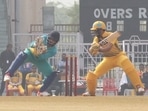 Ruturaj Gaikwad plays a cut shot during the Syed Mushtaq Ali T20 Trophy match against Punjab, in Lucknow, on Friday. (SOURCED) Ruturaj Gaikwad plays a cut shot during the Syed Mushtaq Ali T20 Trophy match against Punjab, in Lucknow, on Friday. (SOURCED)