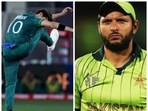 'He should have used his head, not that sort of bowler to be hit like that': Shahid Afridi lashes out at Shaheen Afridi(HT COLLAGE) 'He should have used his head, not that sort of bowler to be hit like that': Shahid Afridi lashes out at Shaheen Afridi(HT COLLAGE)