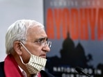 Senior Congress leader Salman Khurshid during the release of his book Senior Congress leader Salman Khurshid during the release of his book