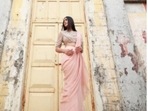 Mrunal Thakur decks up in a soft pink saree for the promotions of Dhamaka(Instagram/@mrunalthakur) Mrunal Thakur decks up in a soft pink saree for the promotions of Dhamaka(Instagram/@mrunalthakur)