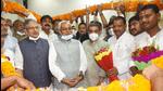 The victory is a morale booster for the JD(U), which, despite Nitish Kumar being the chief minister (CM), has had to live with the taunt of being the third-largest party in the state after the RJD and the Bharatiya Janata Party (BJP) (Santosh Kumar /Hindustan Times)