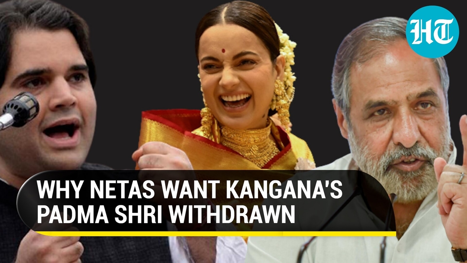 Kangana's '1947 Bheek’ Remark Row Snowballs. Cong, AAP Want Padma Shri ...