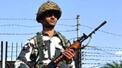 A file photo of BSF personnel at the India-Bangladesh border in Nadia, West Bengal. (File photo)