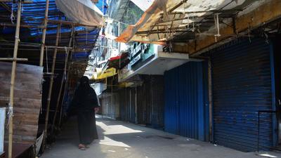 Religious and political outfits had called for a peaceful bandh — to shut local establishments and shops — on Friday (HT PHOTO) Religious and political outfits had called for a peaceful bandh — to shut local establishments and shops — on Friday (HT PHOTO)
