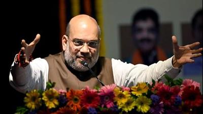Union home minister Amit Shah on Friday reviewed the preparations for the 2022 Uttar Pradesh assembly elections in the holy city of Varanasi. (ANI PHOTO.) Union home minister Amit Shah on Friday reviewed the preparations for the 2022 Uttar Pradesh assembly elections in the holy city of Varanasi. (ANI PHOTO.)