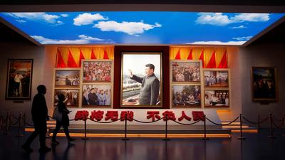 There should now be no doubts that Mr Xi perceives himself as a leader in the same league as Mao and Deng (REUTERS) There should now be no doubts that Mr Xi perceives himself as a leader in the same league as Mao and Deng (REUTERS)