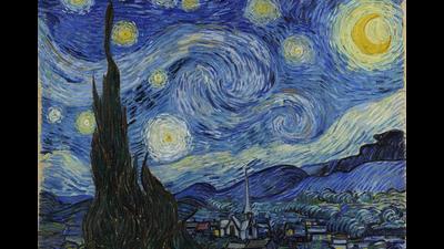 Van Gogh used Prussian Blue to dramatic effect in Starry Night. (Van Gogh Museum) Van Gogh used Prussian Blue to dramatic effect in Starry Night. (Van Gogh Museum)