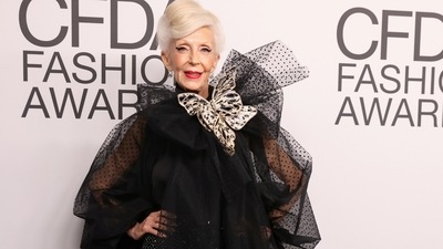 Model/actor Colleen Heidemann left shutterbugs in awe as she attended the 2021 CFDA Awards in a black flared ensemble. (REUTERS)