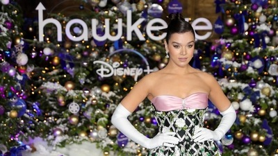 Hailee Steinfeld at the screening of Hawkeye. (REUTERS) 