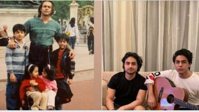Aryan Khan's cousins Alia Chhiber and Arjun Chhiber wished him on his 24th birthday. (Instagram)