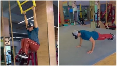 Darshan Raval’s animal flow workout will inspire you to hit the gym (Instagram/@darshanravaldz) Darshan Raval’s animal flow workout will inspire you to hit the gym (Instagram/@darshanravaldz)