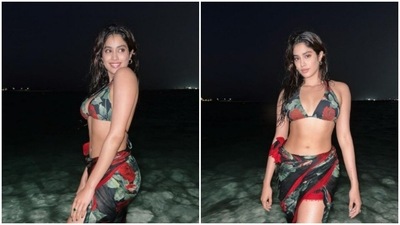 Janhvi Kapoor is chilling like a villain in Dubai. The actor recently took off for her vacation with sister Khushi Kapoor and friend Orhan Awatramani, and since then, her Instagram profile has been replete with snippets of their fun times. From twinning in the desert to chilling on a speed boat, Janhvi is doing it all and more. (Instagram/@janhvikapoor) Janhvi Kapoor is chilling like a villain in Dubai. The actor recently took off for her vacation with sister Khushi Kapoor and friend Orhan Awatramani, and since then, her Instagram profile has been replete with snippets of their fun times. From twinning in the desert to chilling on a speed boat, Janhvi is doing it all and more. (Instagram/@janhvikapoor)