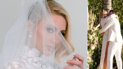 Paris Hilton ties the knot with Carter Reum. (Instagram)