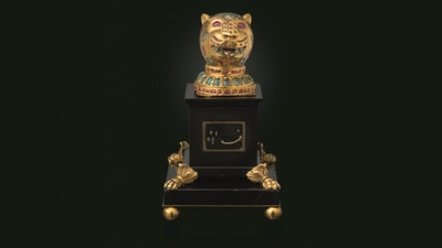 The finial is one of eight gold tiger heads that adorned the throne of the ruler, famously known as the "Tiger of Mysore". (Christie / Representational image)