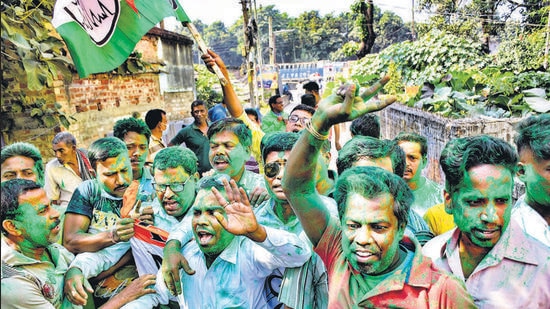 These leaders do not hesitate to admit that the TMC could have won the four seats of Dinhata, Santipur, Khardah and Gosaba because ruling parties are always in an advantageous position in by-elections (PTI) These leaders do not hesitate to admit that the TMC could have won the four seats of Dinhata, Santipur, Khardah and Gosaba because ruling parties are always in an advantageous position in by-elections (PTI)
