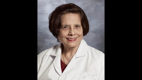 ‘It’s a great feeling to give a patient the ability to hear,’ says Dr Desa Souza, 78.