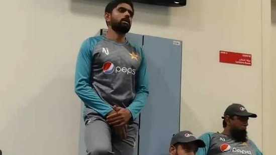 Pakistan captain Babar Azam delivers heartening dressing-room speech after T20 WC exit(Twitter grab)