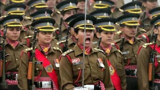 The women SSC officers had secured their right to permanent commission and command positions in non-combat streams at par with male officers after a prolonged legal battle culminating in the Supreme Court order on February 17, 2020. (PTI PHOTO.)